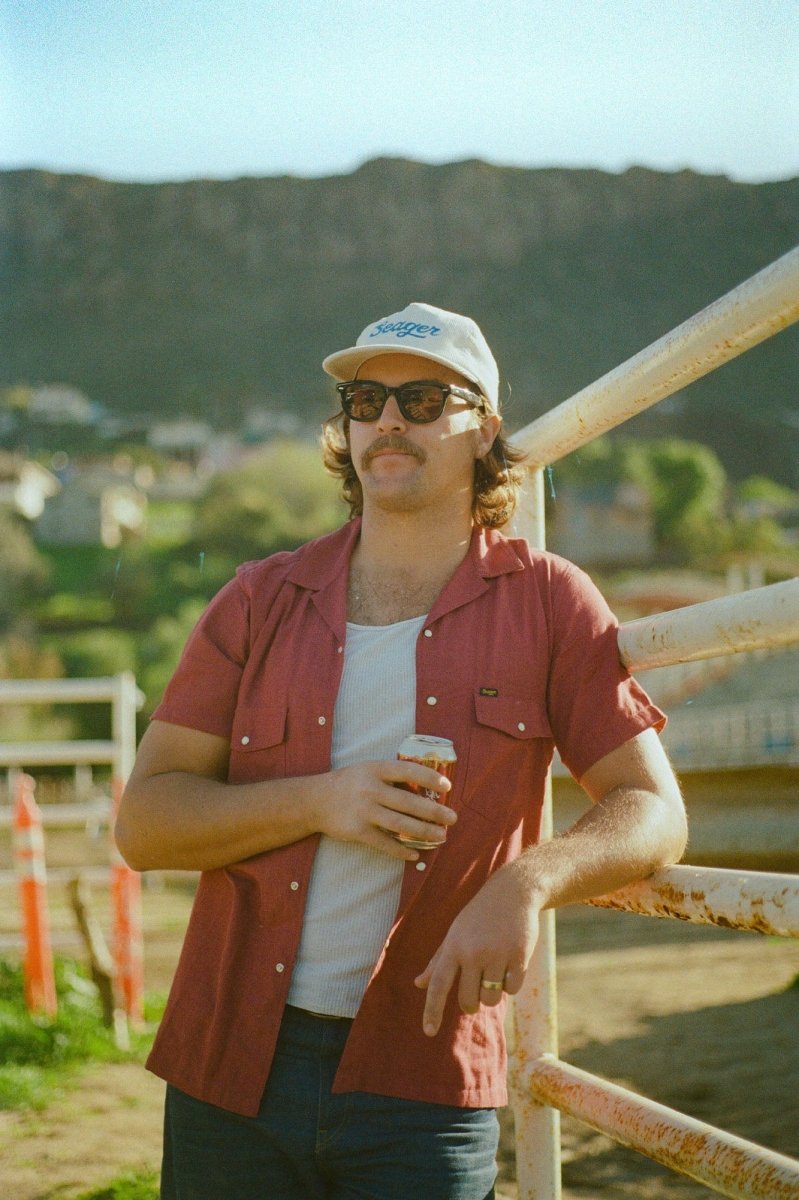 Seager Big Corduroy Snapback Cream OS