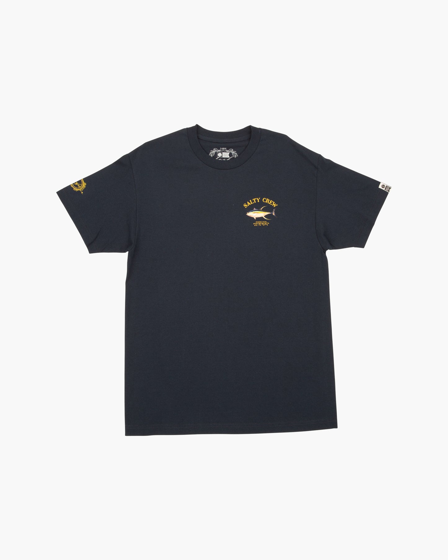 Salty Crew Ahi Mount SS Tee Navy HTR M