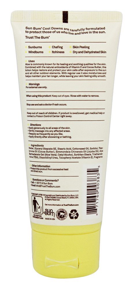 Sun Bum Cool Down Lotion 3oz