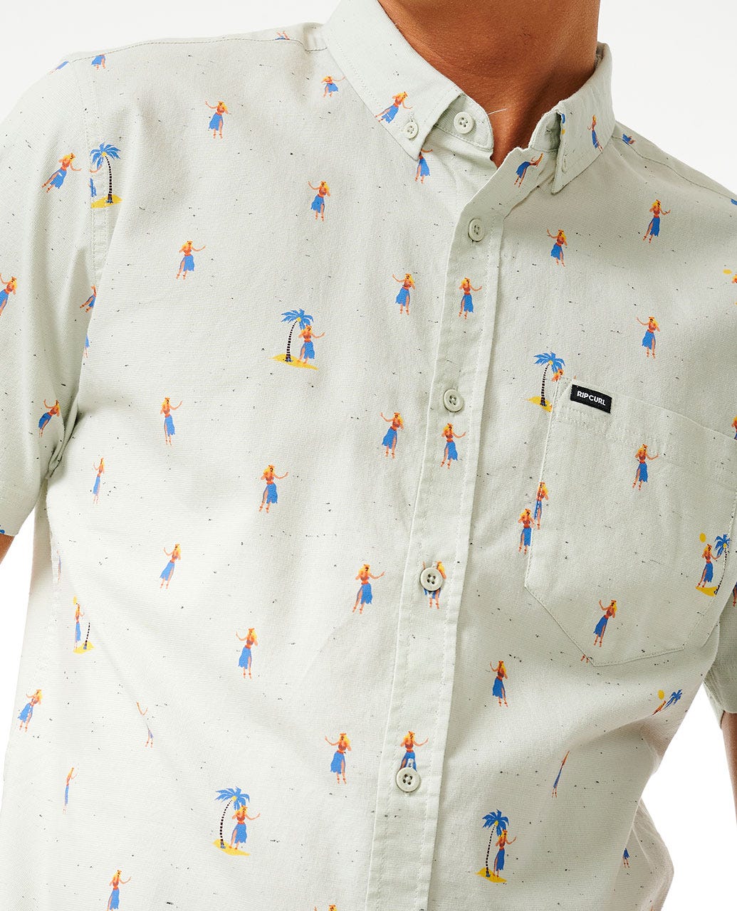 Rip Curl Hula Breach SS Shirt 0067-MINT L