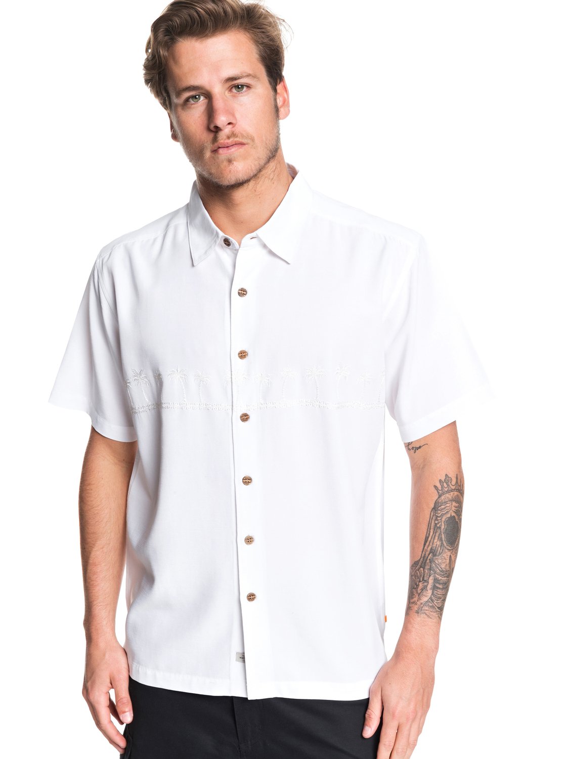 Quiksilver Waterman Tahiti Palms SS Woven WBB0 XL