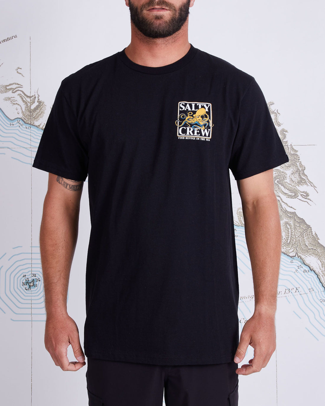 Salty Crew Ink Slinger SS Tee BLK L