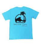 Island Water Sports Script Garment Dye SS Shirt Sky Blue-DFB M