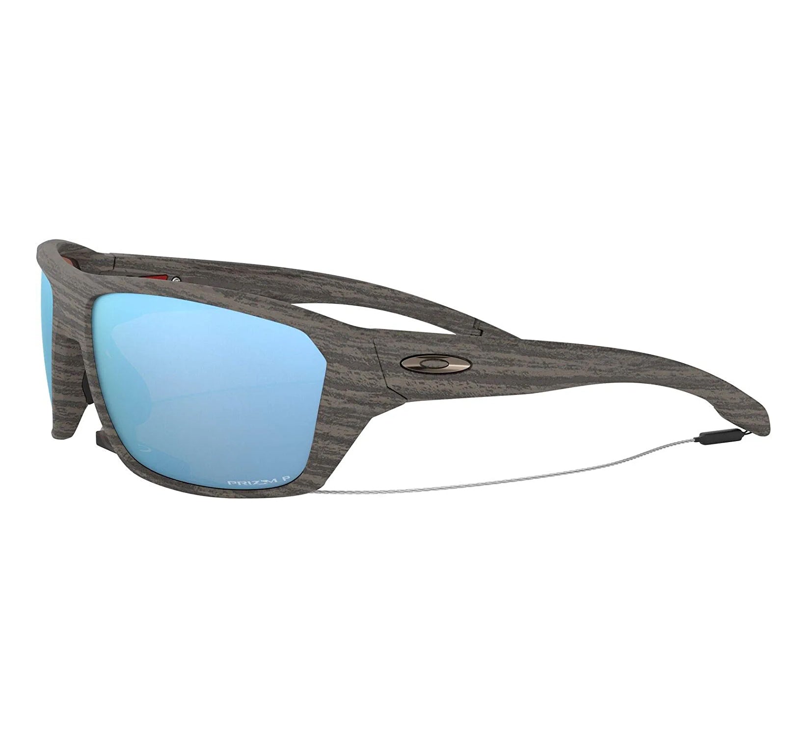 Oakley Split Shot Woodgrain Polarized Sunglasses Woodgrain PrizmDeepWater Square