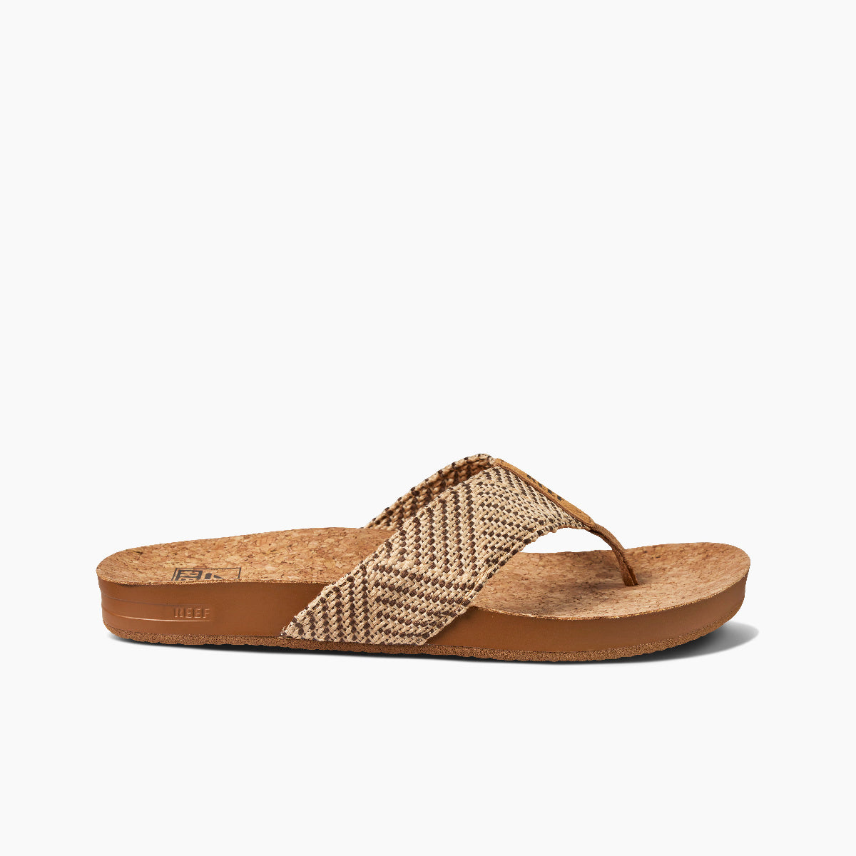 Reef Cushion Strand Womens Sandal Chocolate 10