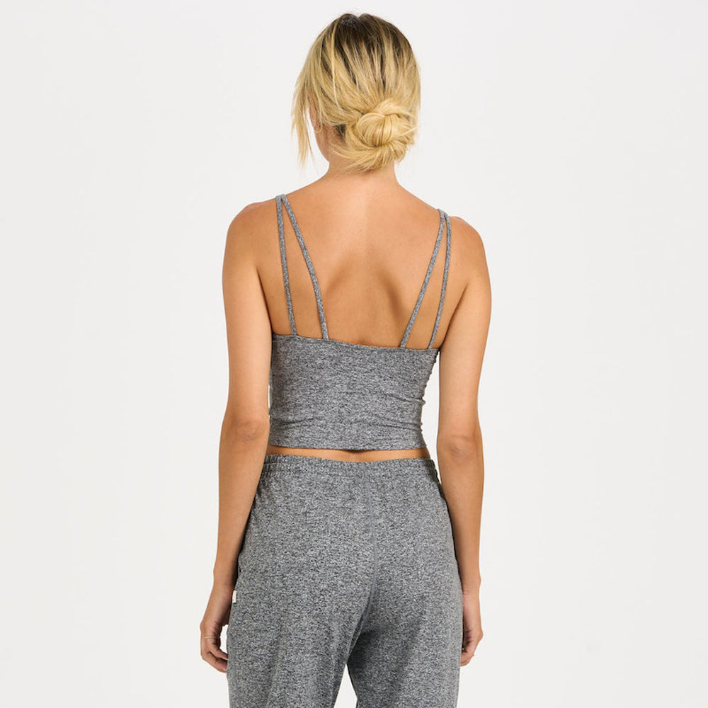 Vuori Halo Performance Crop HTG-Heather Grey L