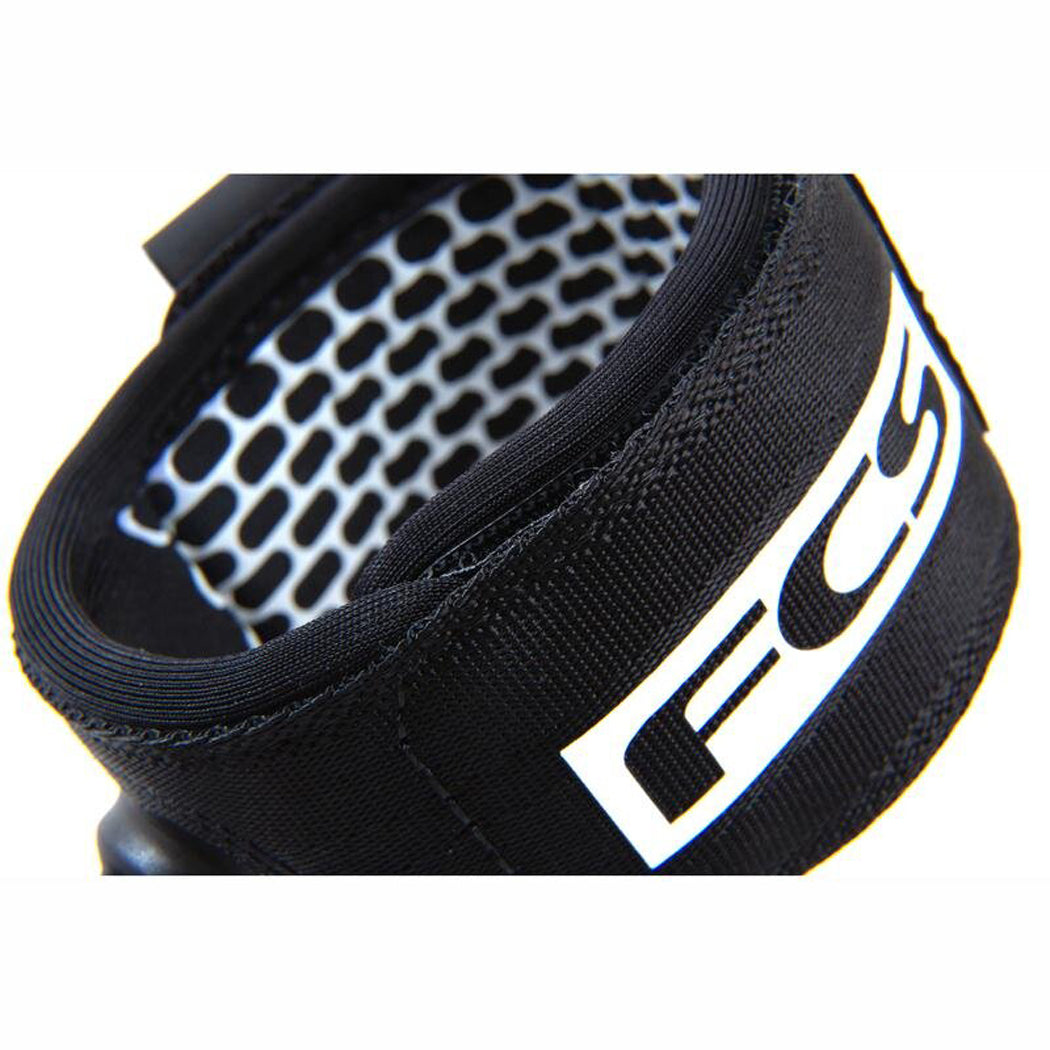 FCS Essential Comp Leash White-Black 6ft0in