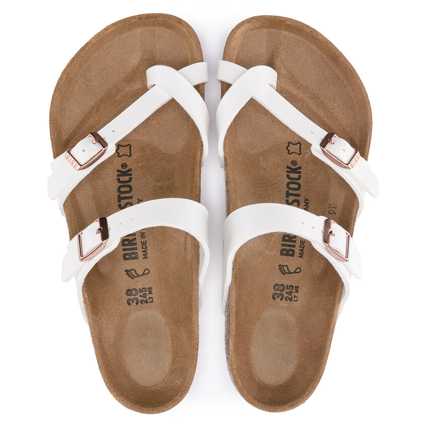 Birkenstock Mayari Womens Sandal Birko-Flor-White 5