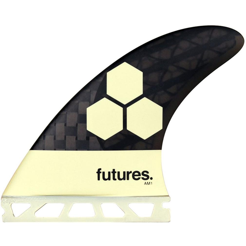 Future Fins AM1 Blackstix 3.0 Thruster Set Cream-Carbon
