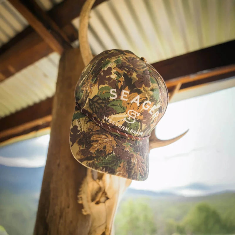 Seager Branded Snapback Hat RealCamo OS