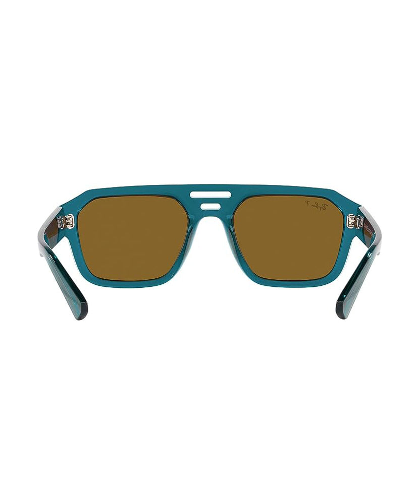 Ray-Ban Corrigan Polarized Sunglasses TransparentLtBlue DkBrownPolar