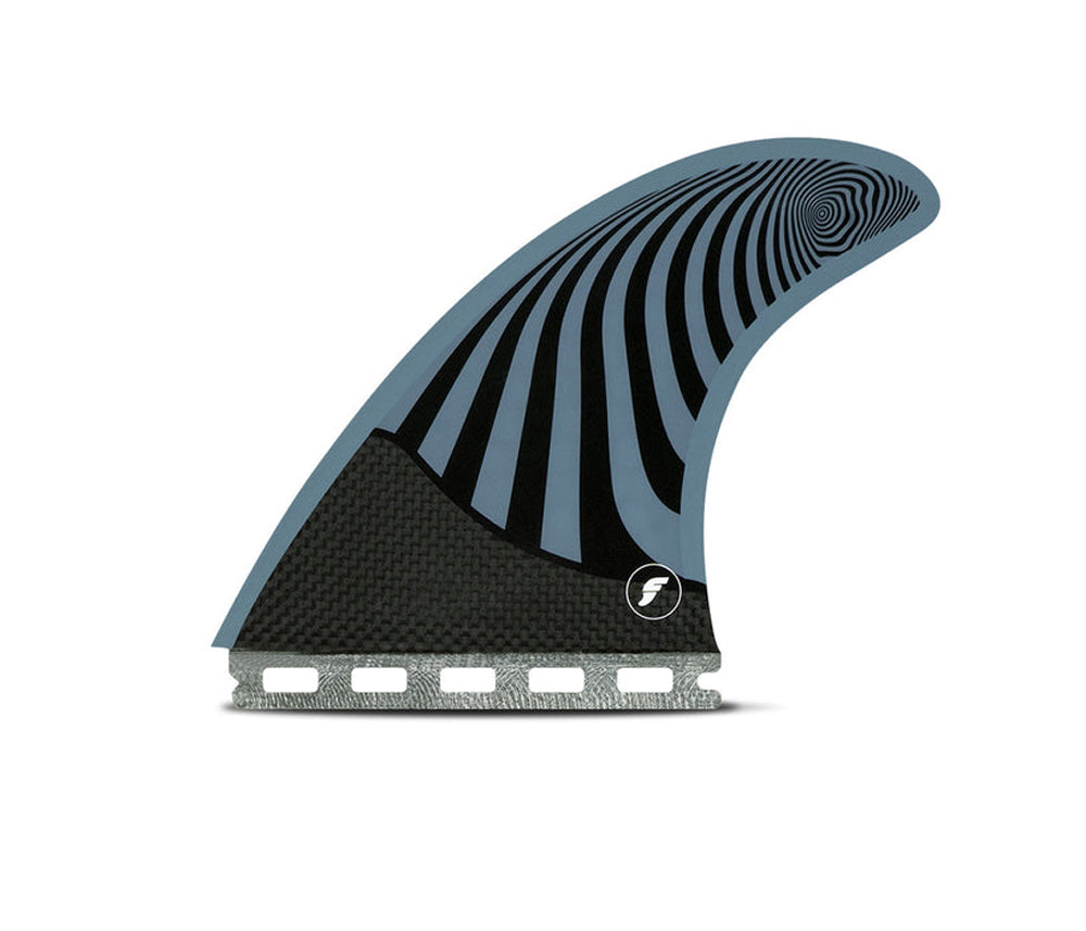 Futures Fins Pyzel Honeycomb-Carbon Thruster Fin Set Blue-Yellow L