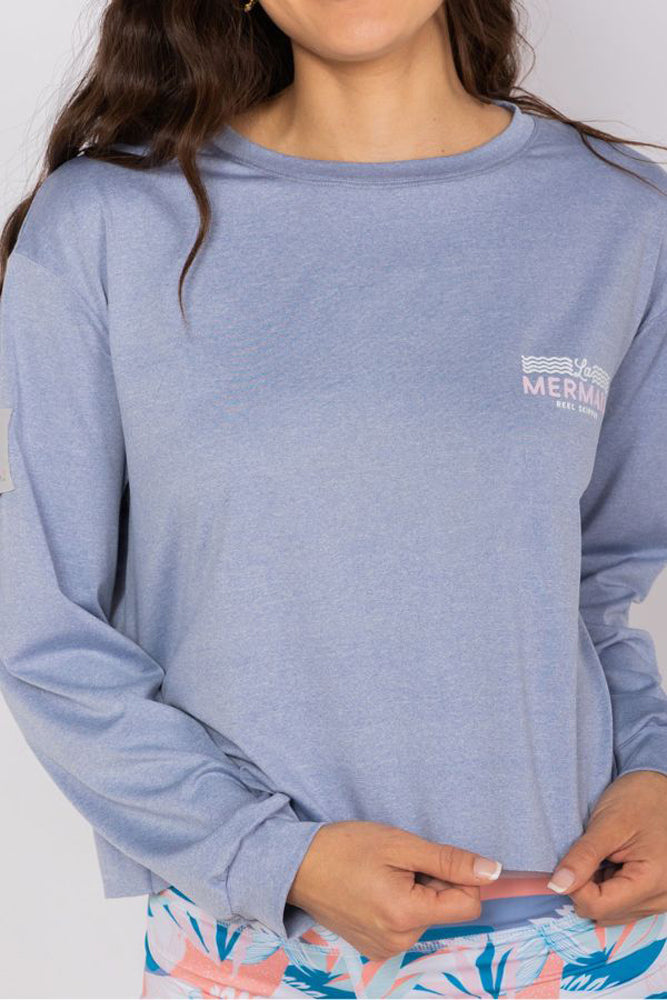 Reel Skipper La Girlfriend Top Zen Blue L