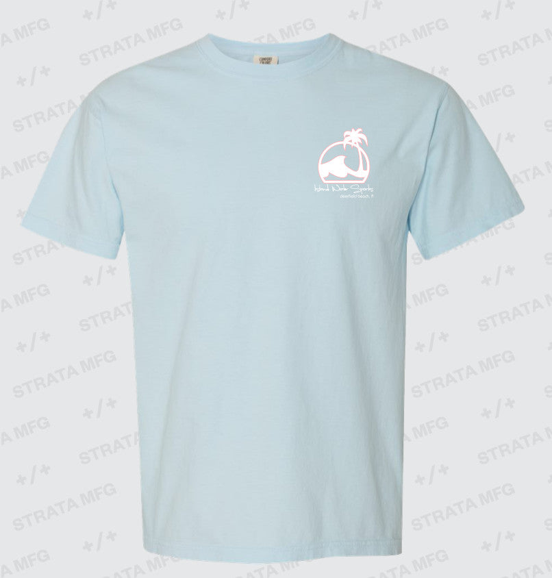 IWS Script Stroke Comfort Colors SS Shirt IceBlue-Pink-White M