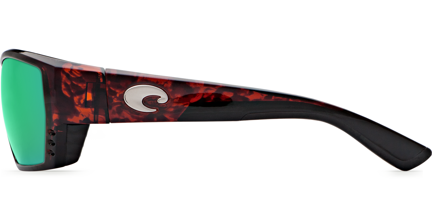 Costa Del Mar Tuna Alley Sunglasses Tortoise Green Mirror 580G