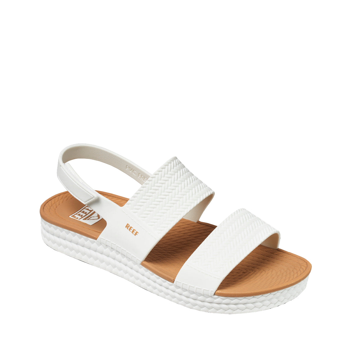 Reef Water Vista Womens Sandal White-Tan 7