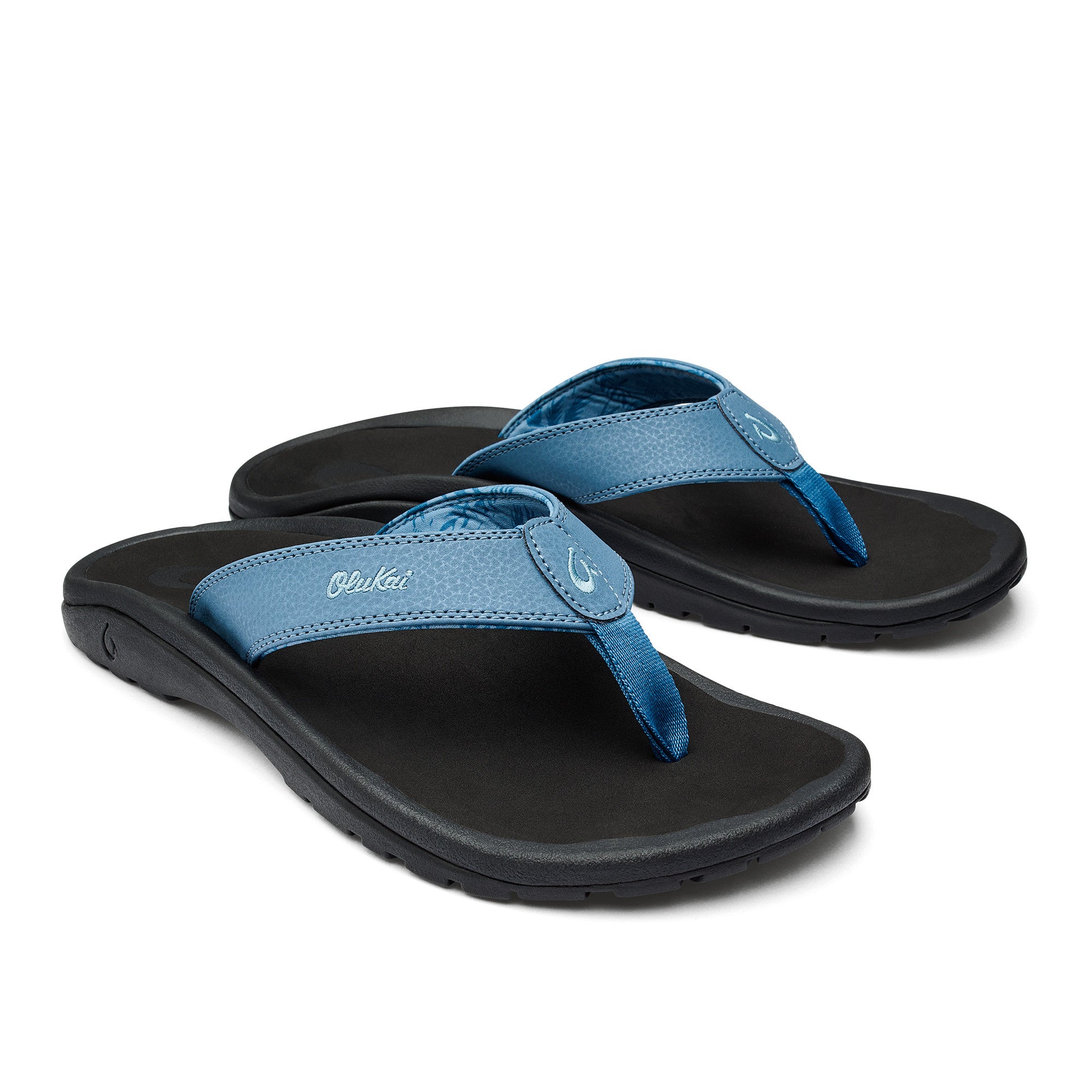 Olukai Ohana Mens Sandal VN40-Vintage Blue-Black 14