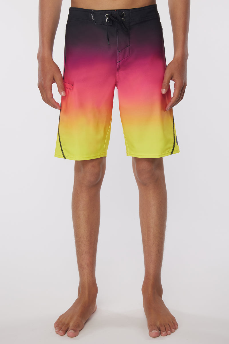 O'neill Boys Hyperfreak S-Seam Fade Boardshorts BLK 30