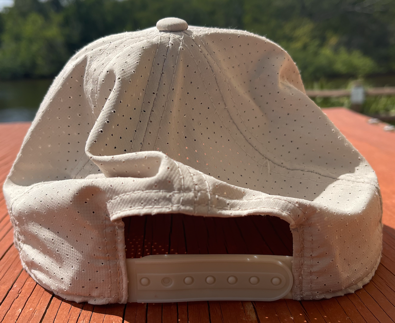 Island Water Sports SPF 50 Wave And Palm Hat Stone/Black OS