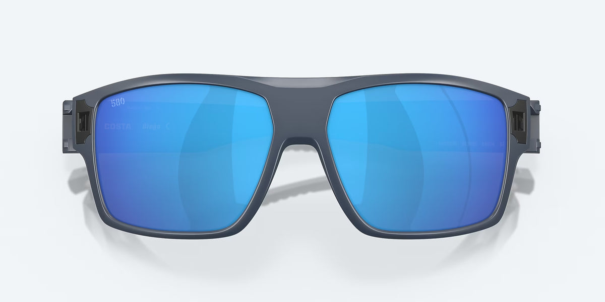 Costa Del Mar Diego Polarized Sunglasses MatteGray BlueMirror 580G