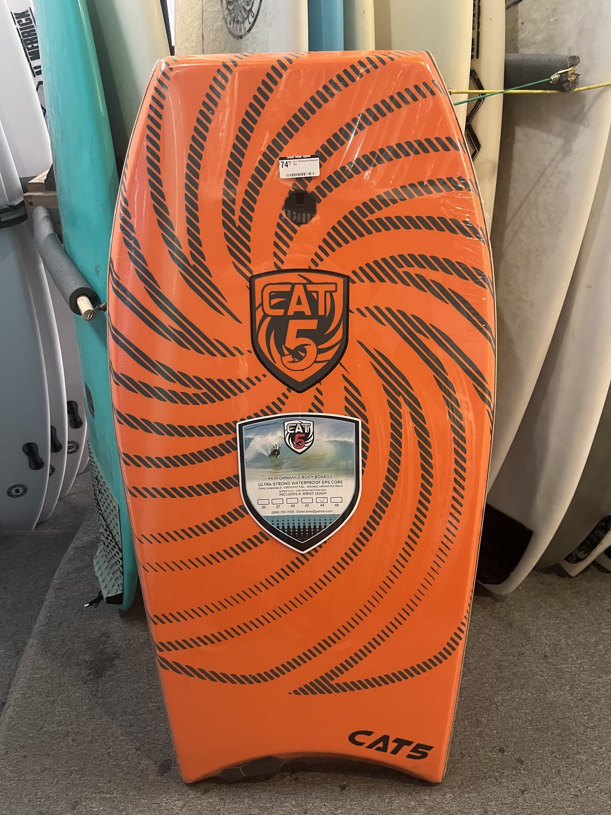 Cat 5 Bodyboard Assorted 44in