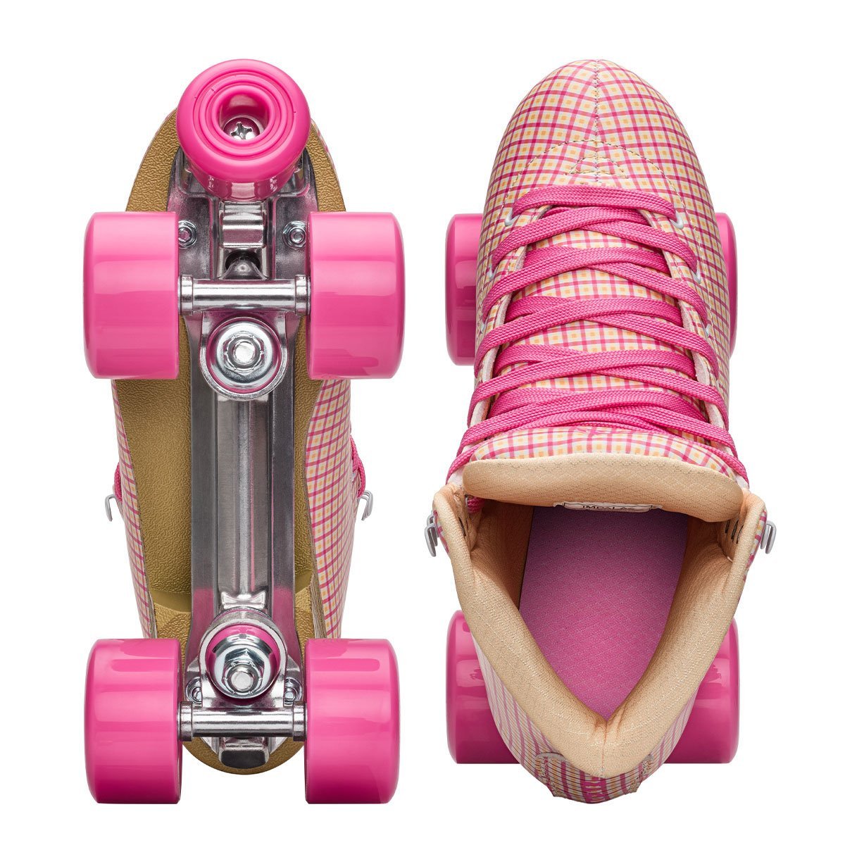 Impala Sidewalk Womens Roller Skates PinkTartan 7