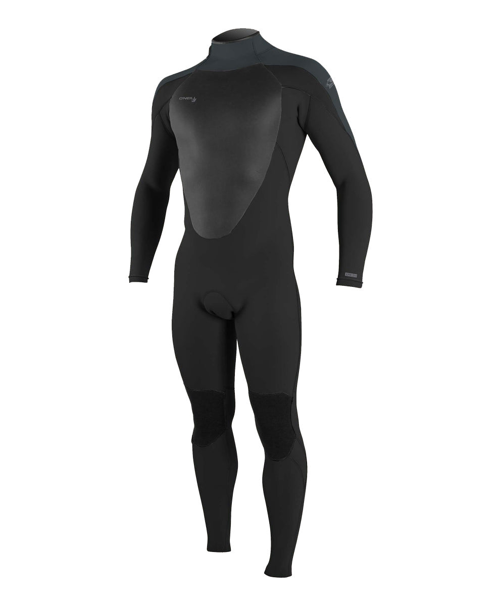 O Neill Epic 3/2mm Mens Fullsuit GR2-Black-Gunmetal-Black L