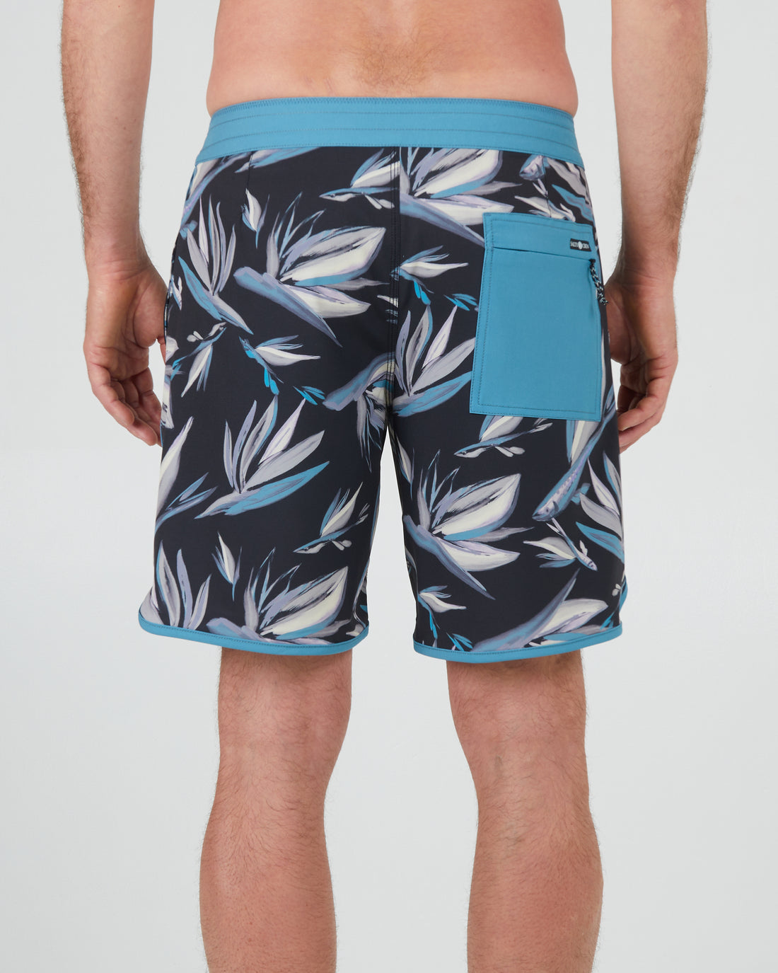SALTY CREW BREAKER BOARDSHORT BLACK BLUE 36