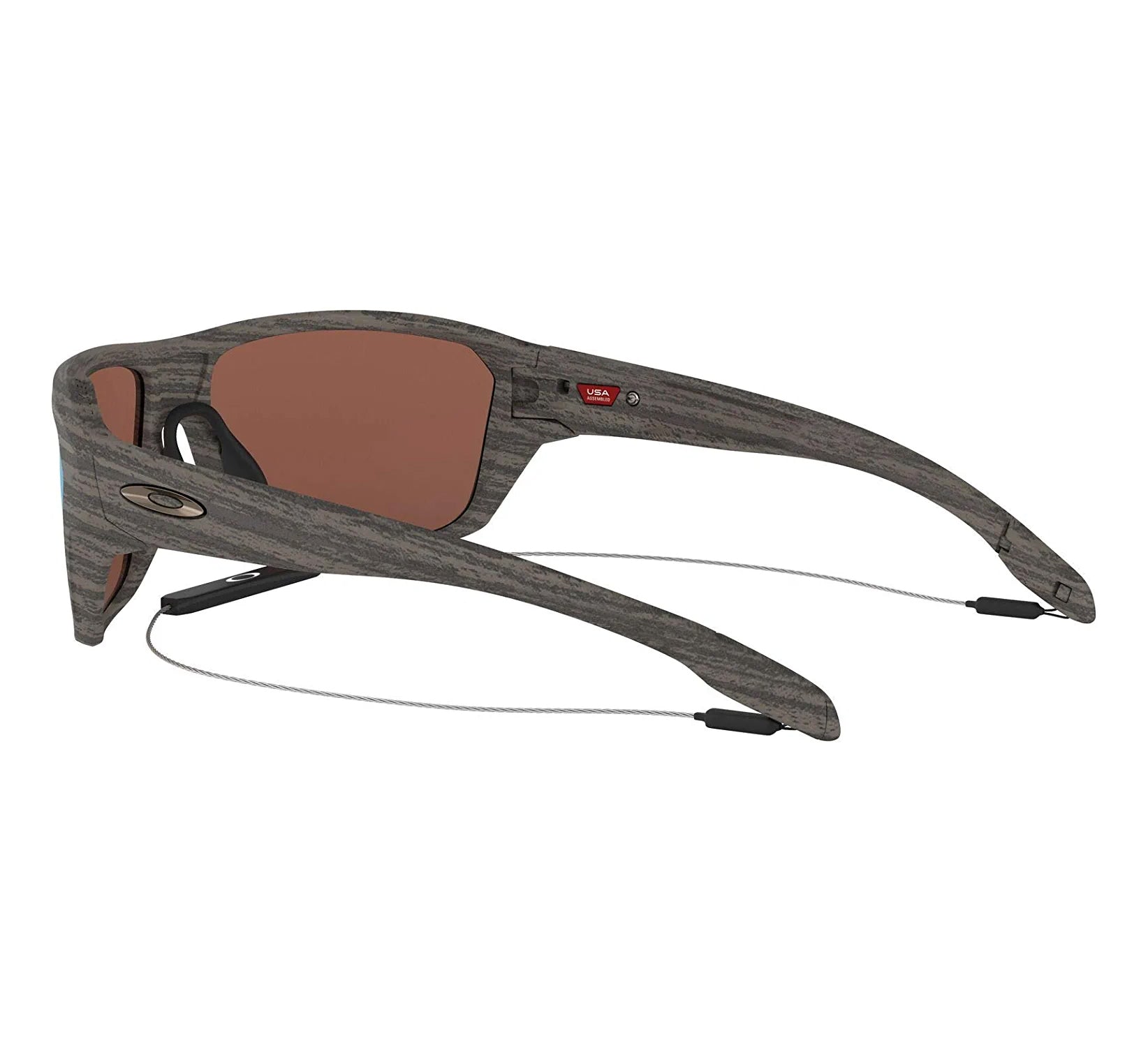 Oakley Split Shot Woodgrain Polarized Sunglasses Woodgrain PrizmDeepWater Square