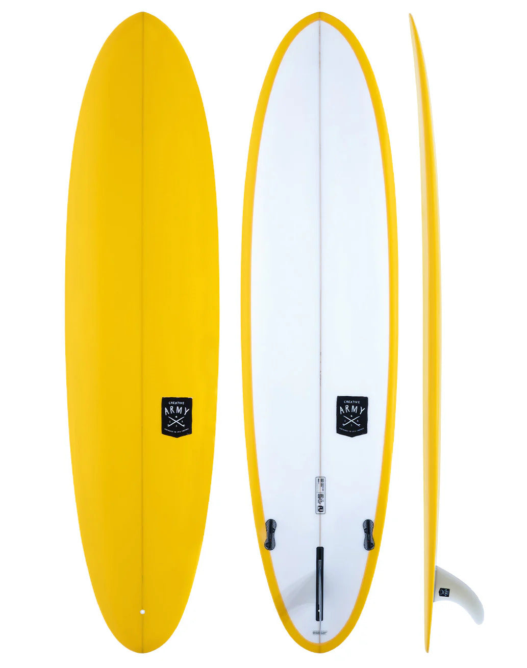 Creative Army Huevo PU Retro Egg LemonChrome 6ft10in