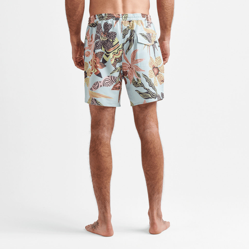 Roark Shorey 16 Elastic Short LBL-ParadisoLightBue L