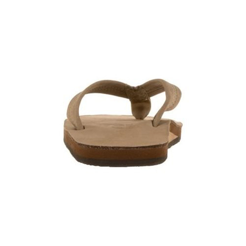 Rainbow Single Layer Leather Womens Sandal Sierra Brown L