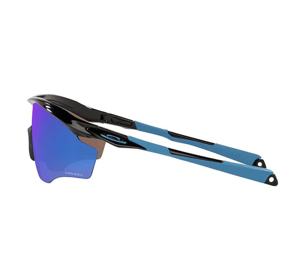 Oakley M2 Frame XL Sunglasses PolishedBlack PrizmSapphire