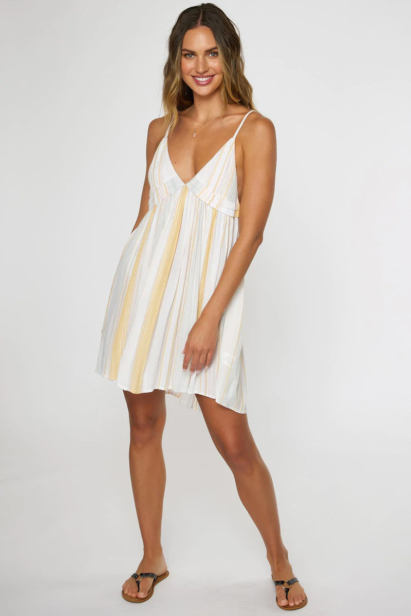 O'neill Saltwater Solids Stripe Tank Dress VAN XXL