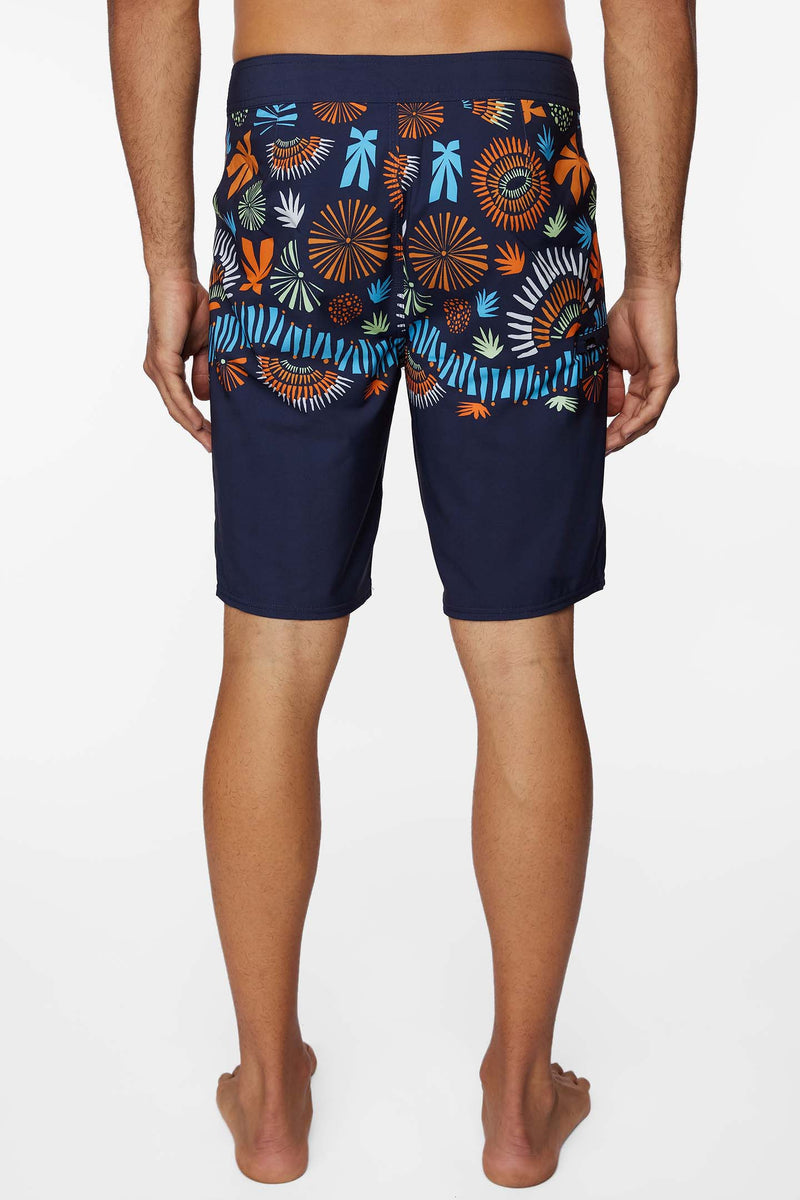 O'Neill Hyperfreak Heist Print Boardshort NVY 38