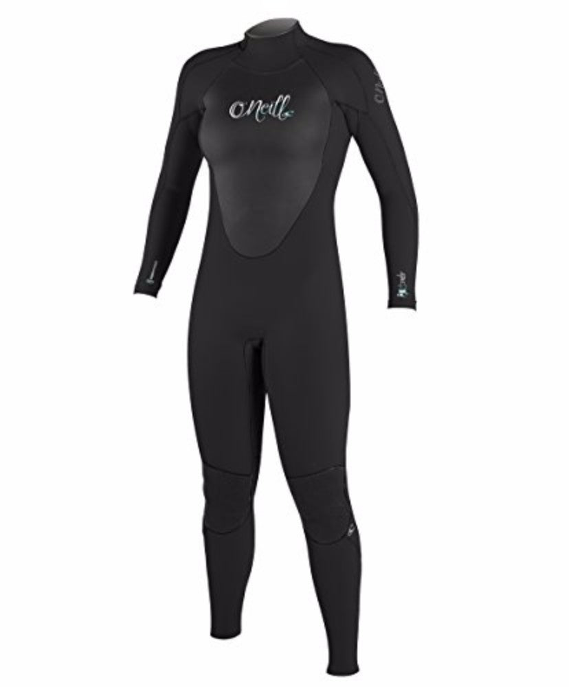 O Neill Epic 3/2mm Womens Fullsuit A05-Black-Black-Black 2
