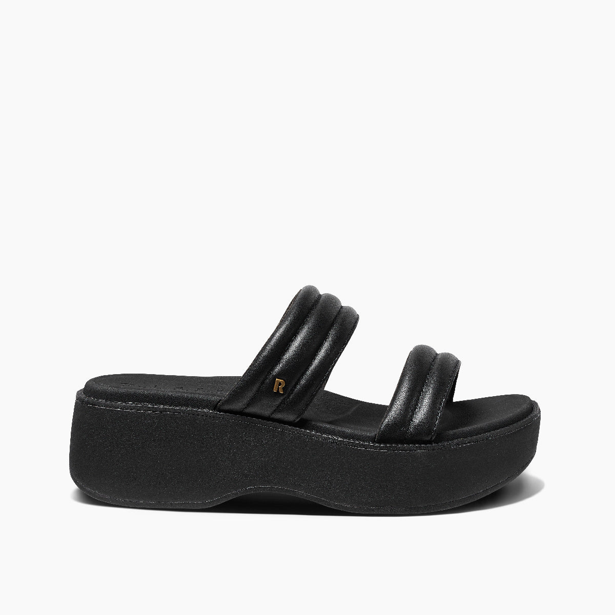 Reef Lofty Lux Hi Womens Sandal Black 6