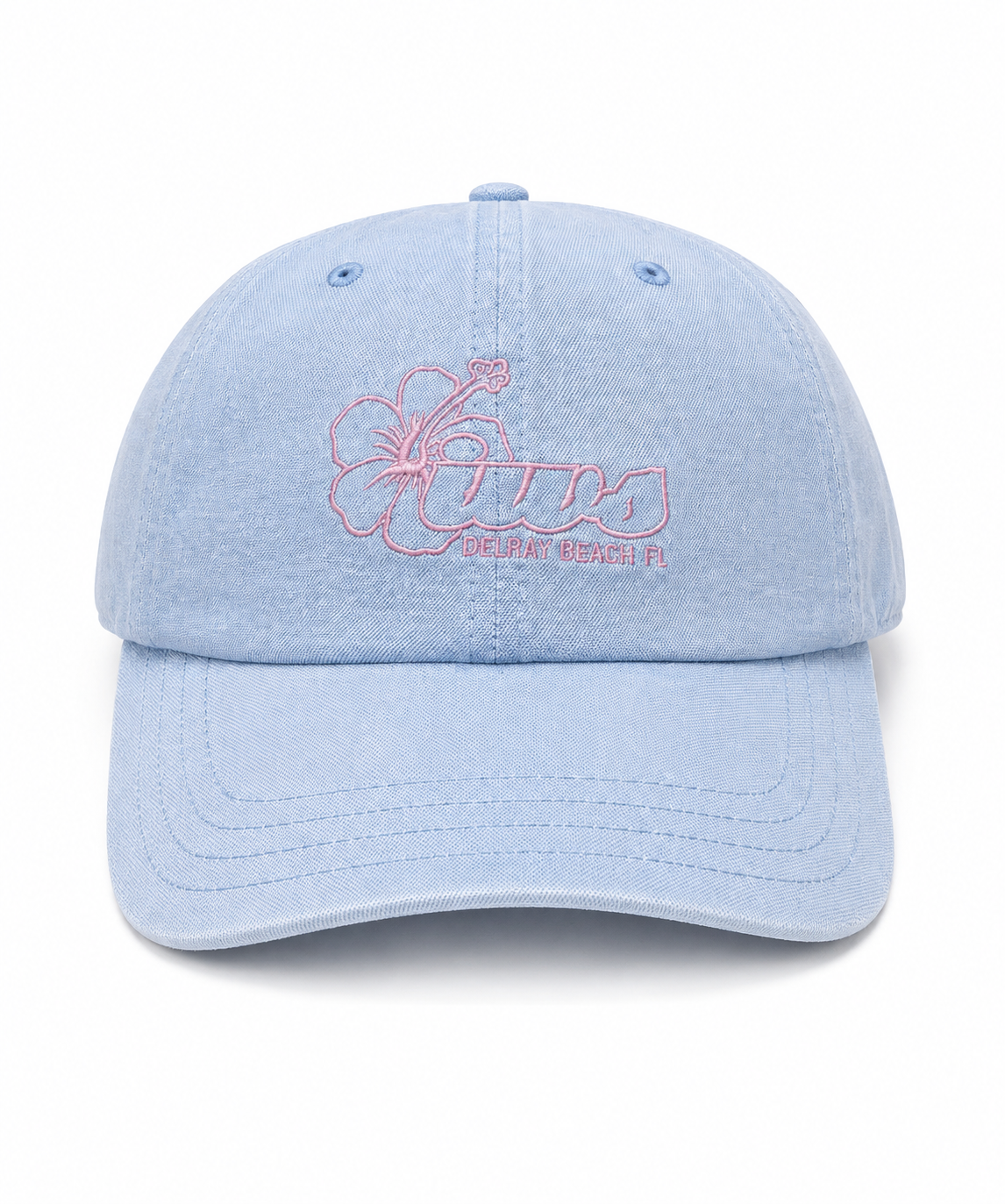 Island Water Sport Hibiscus Hat Delray-CarolinaOxford OS