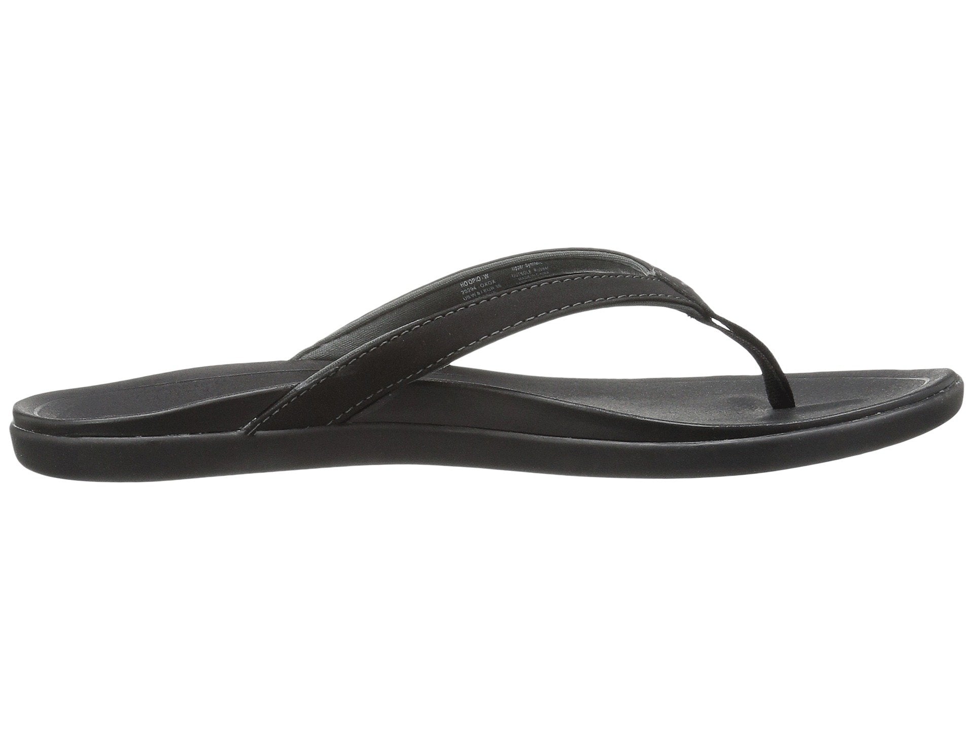 Olukai Ho Opio Womens Sandal OXOX-Onyx-Onyx 6