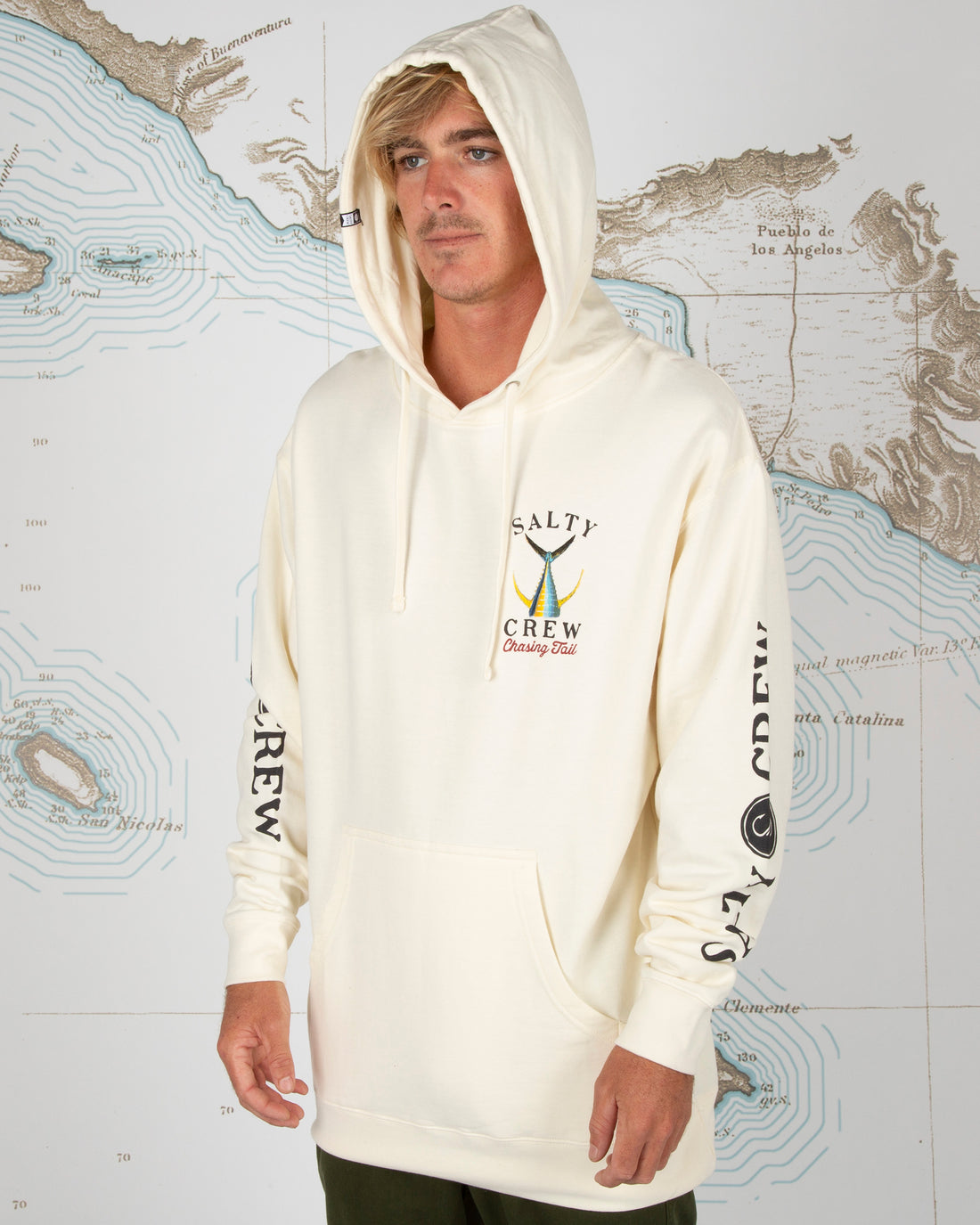 Salty Crew Tailed Hood Fleece Ivory L