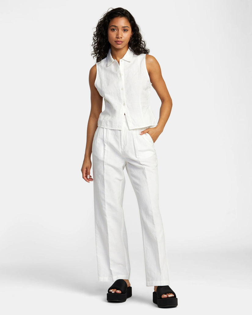 RVCA HUDSON PANT WPW-Whisper White L/12