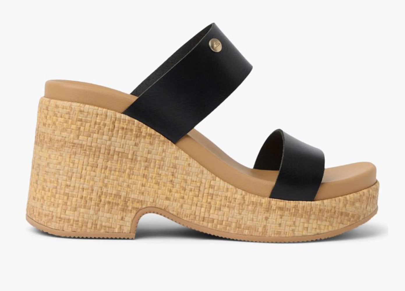 Reef Sunset Ibiza Womens Sandal Black-Raffia 5