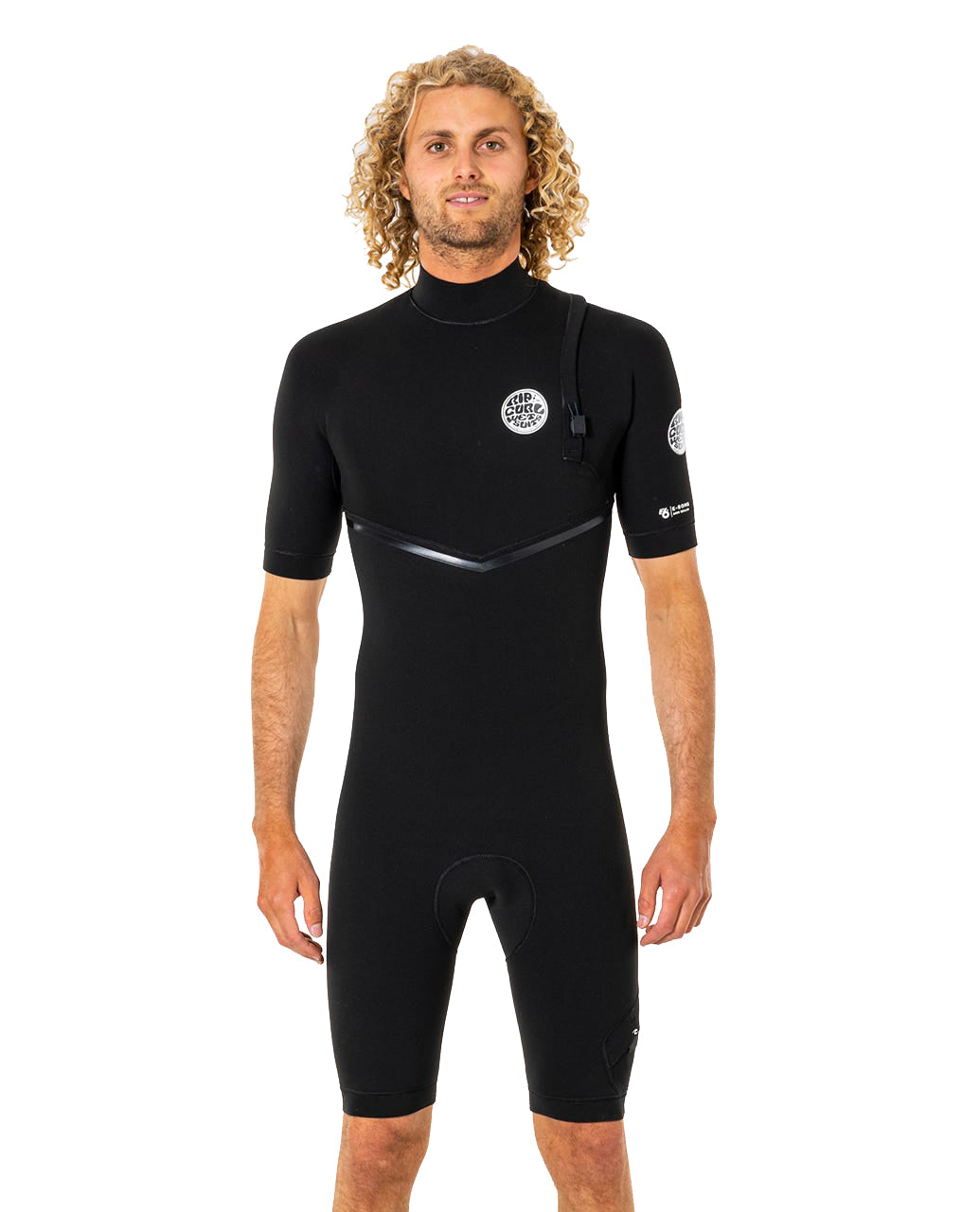 Rip Curl E-Bomb Zip Free 2mm SS Springsuit 0090-Black M-Tall