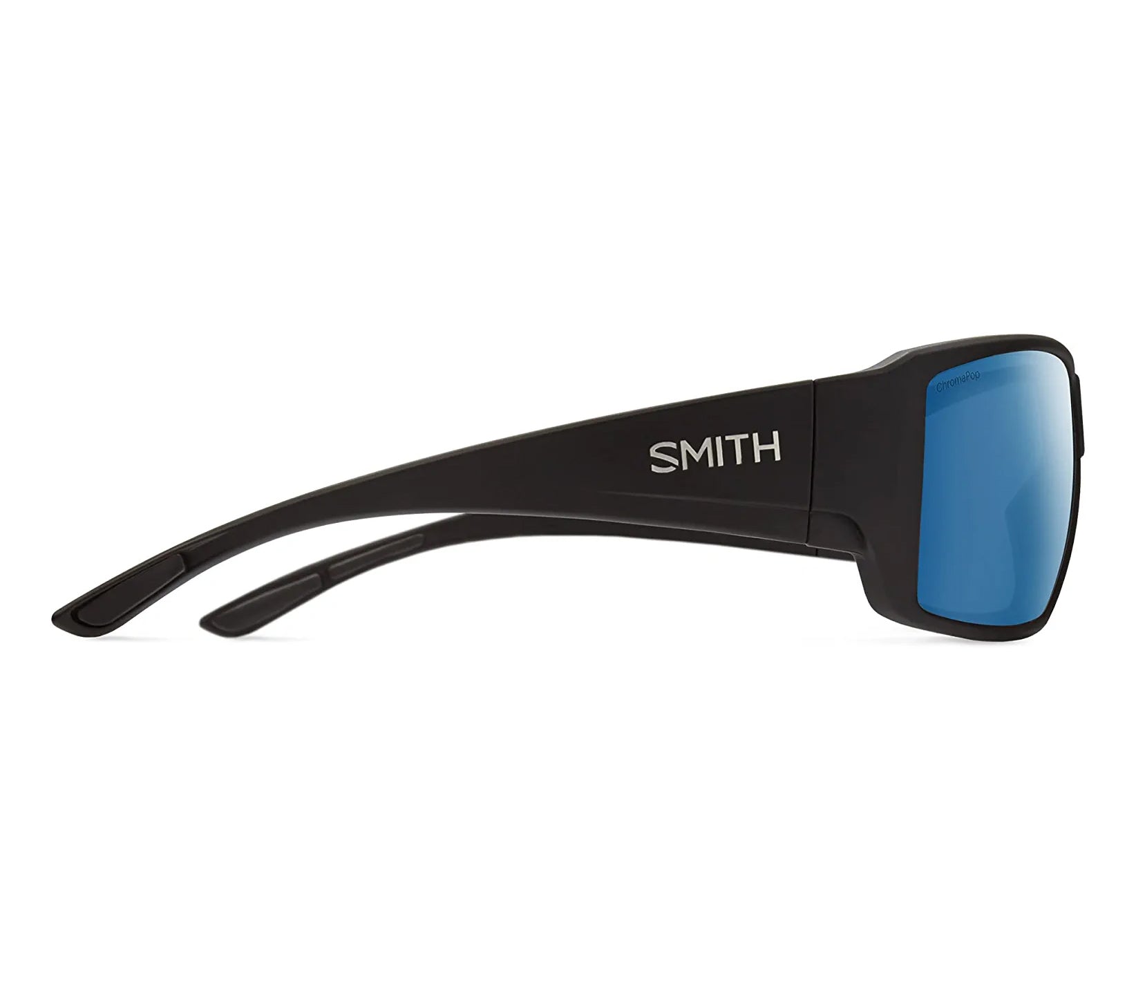 Smith Guides Choice Polarized Sunglasses MatteBlack BlueMirror Chromapop