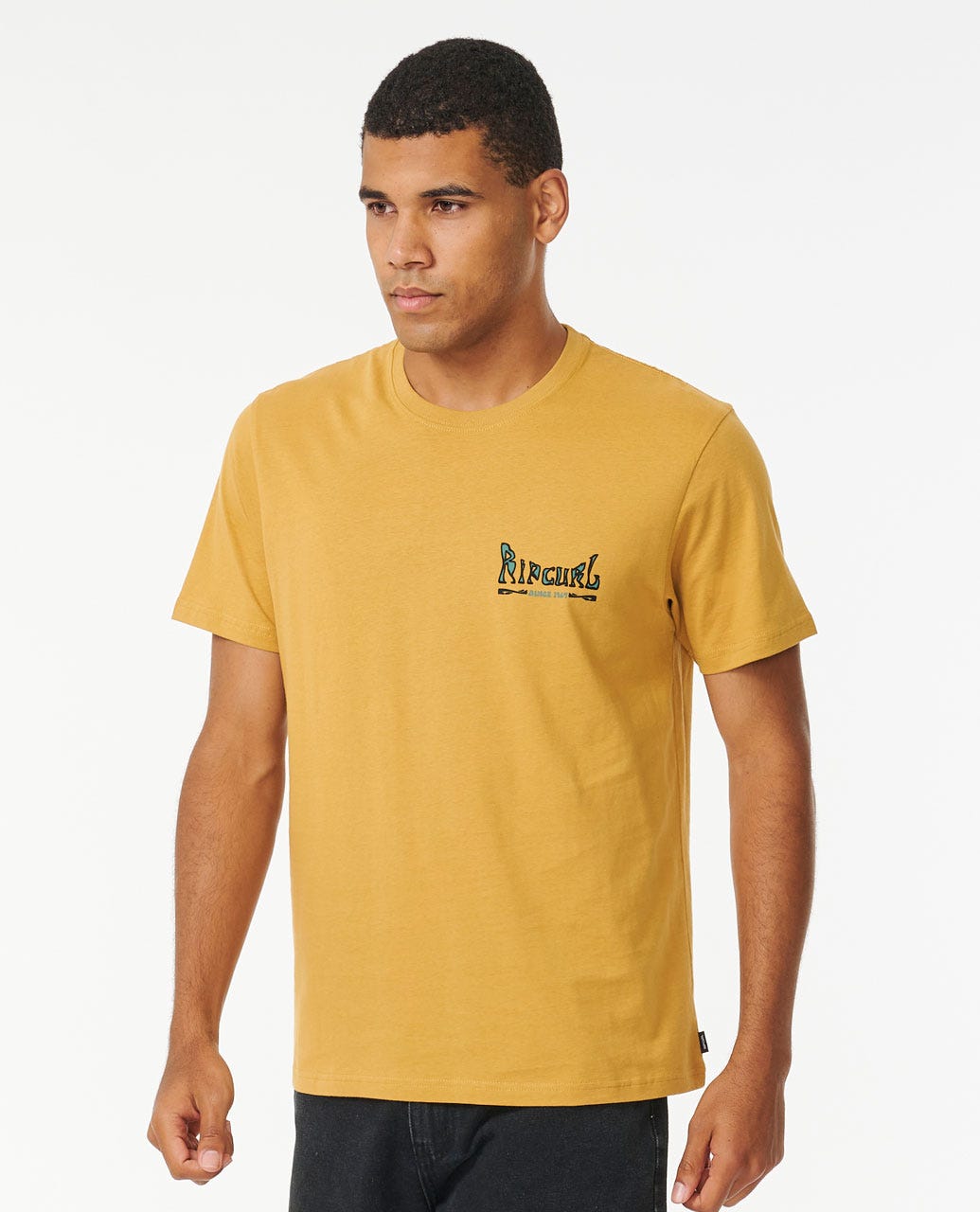 Rip Curl Rayzed and Hazed SS Tee 1041-Mustard L
