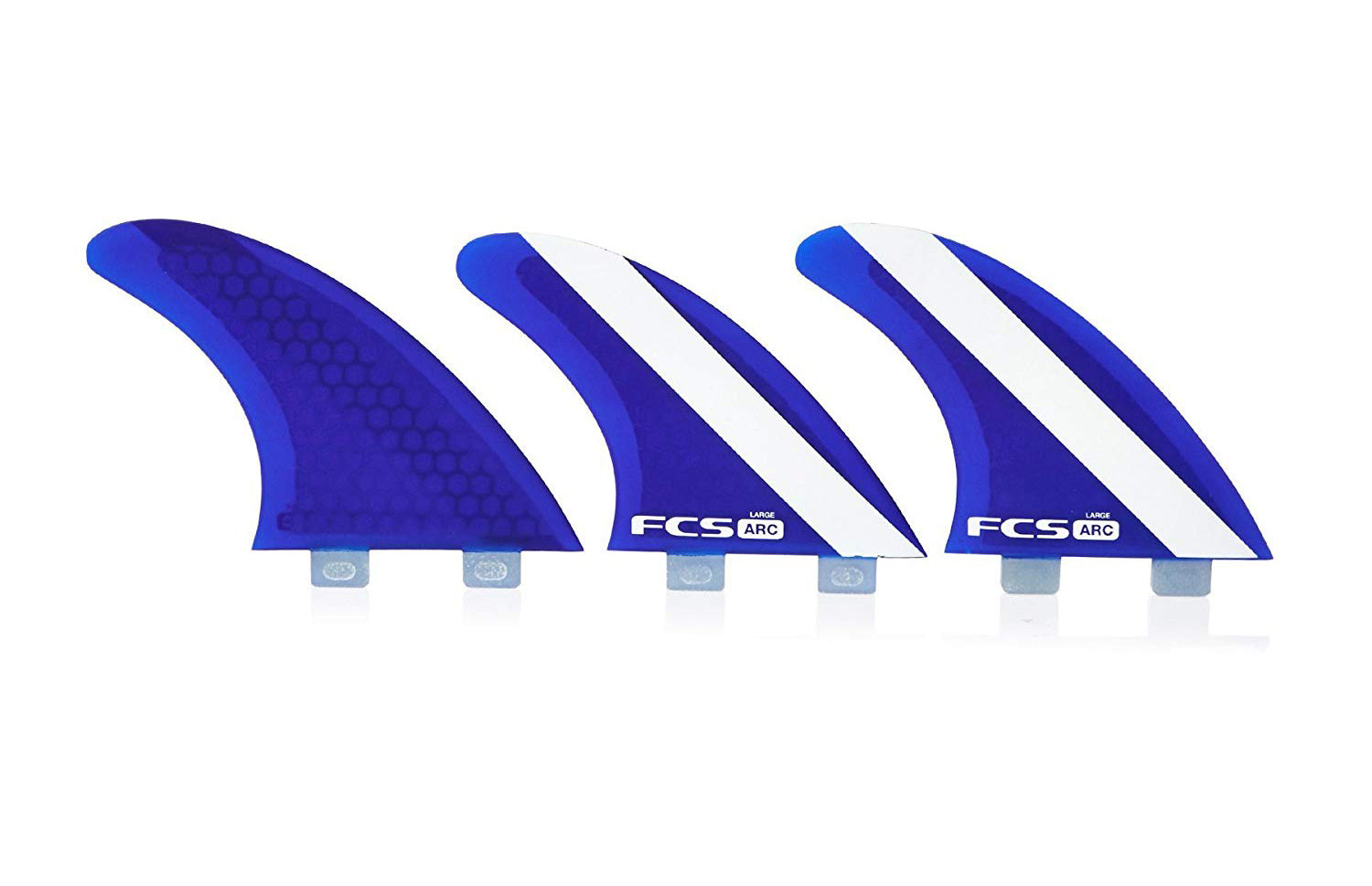 FCS ARC PC Tri Fin Set Blue L