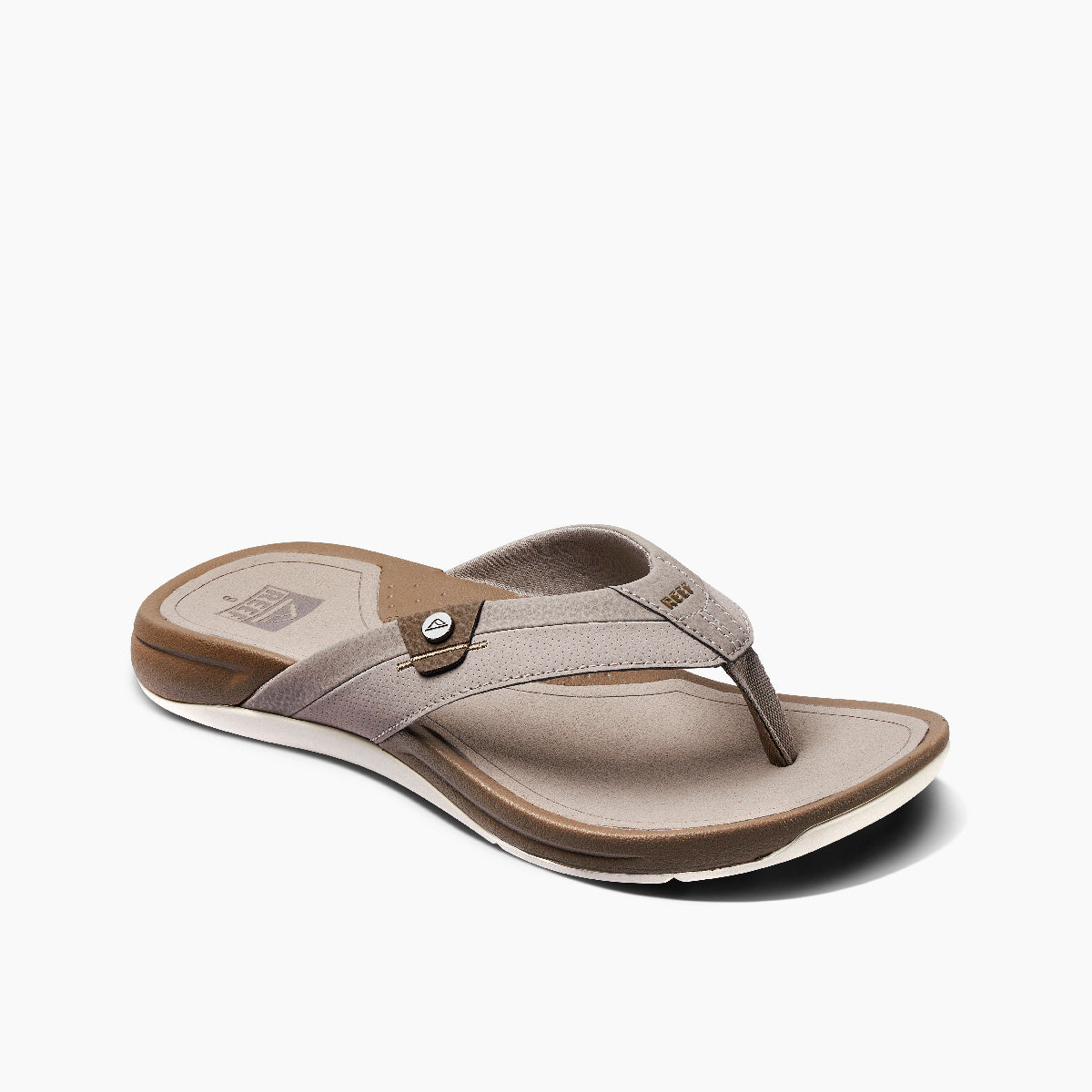Reef Pacific Mens Sandal Taupe-Fossil 10