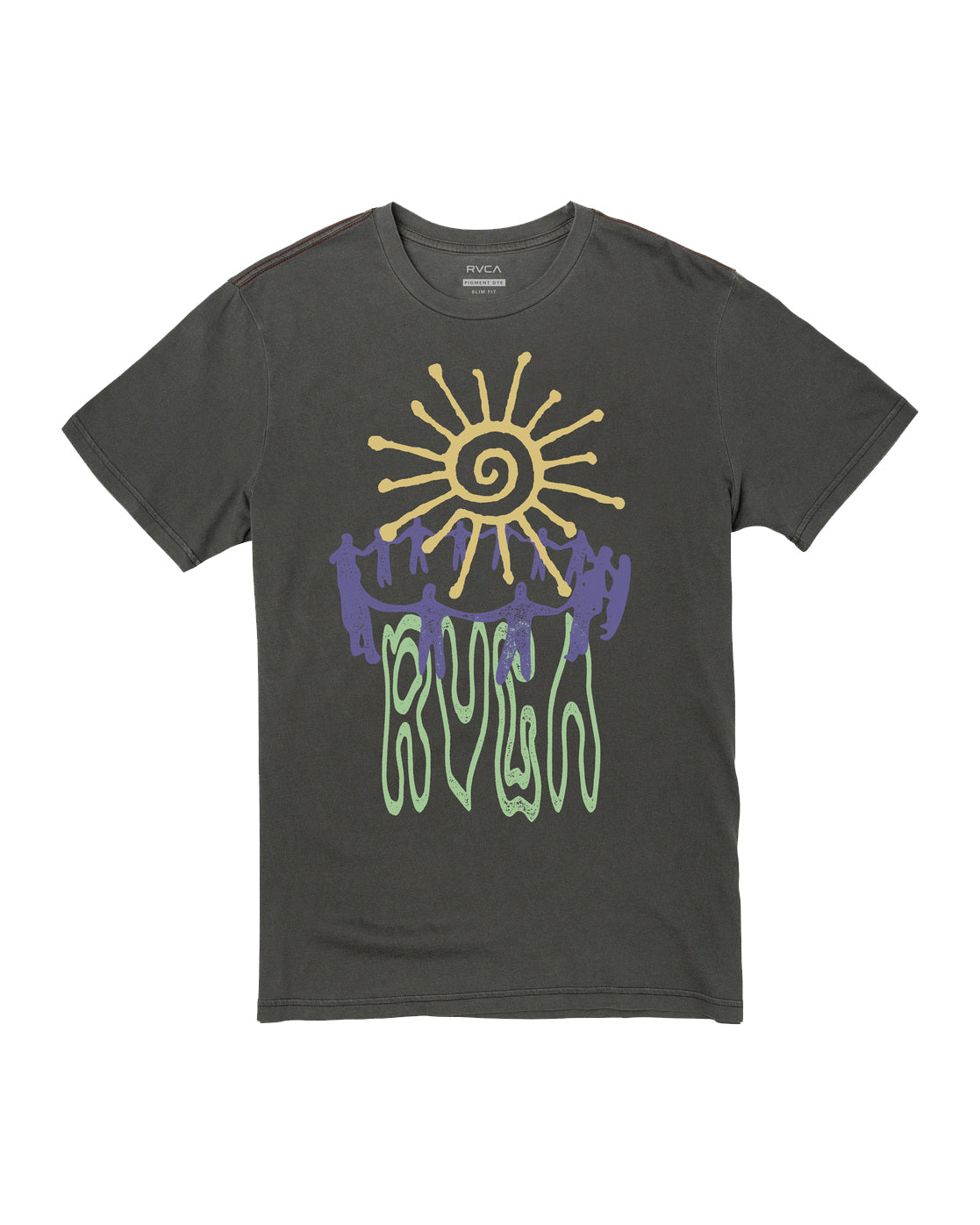 RVCA Sun Worship Tee PTK-Pirate Black S