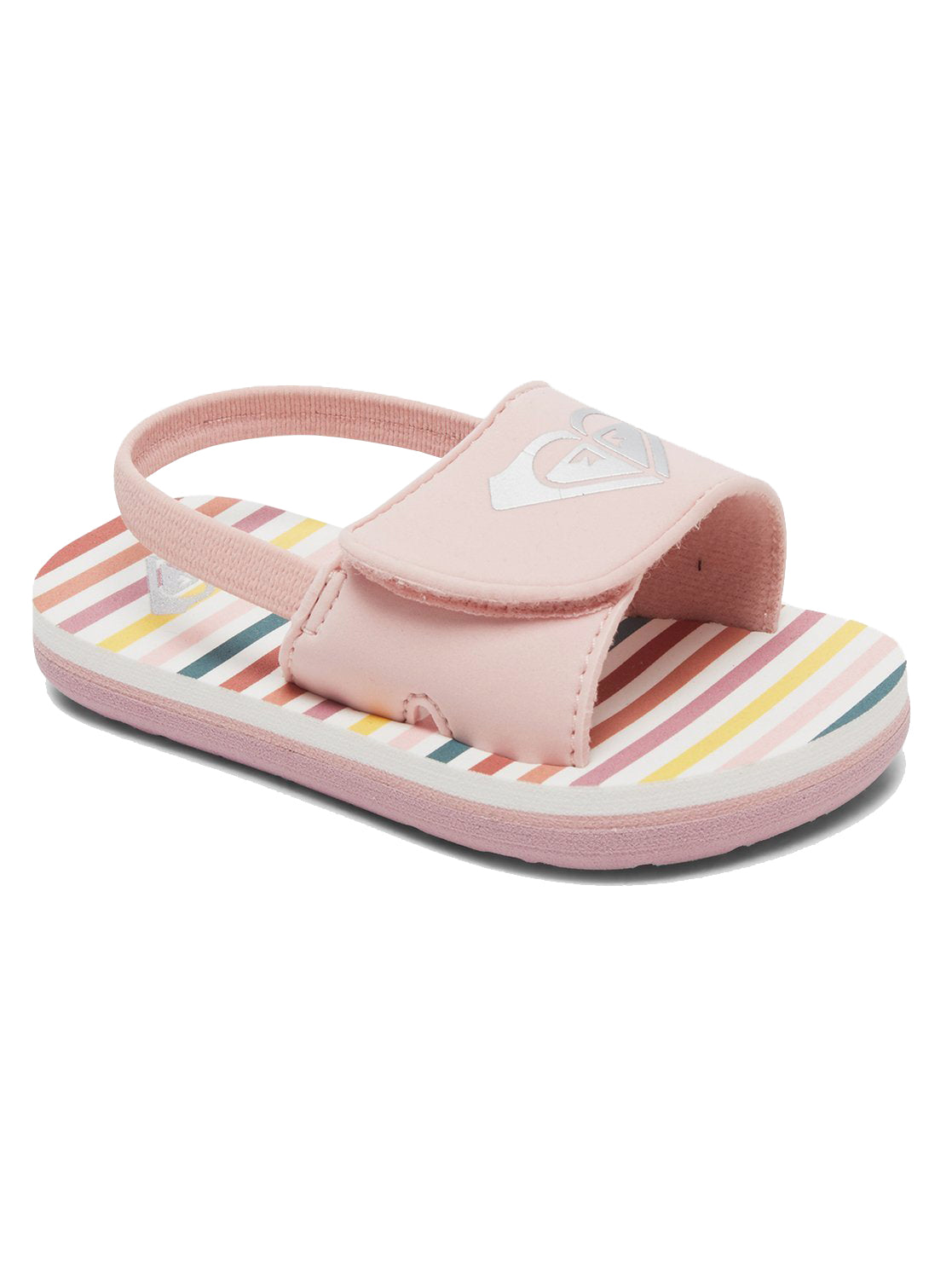 Roxy Finn Toddler Sandal PW0-Pink-White 7 C