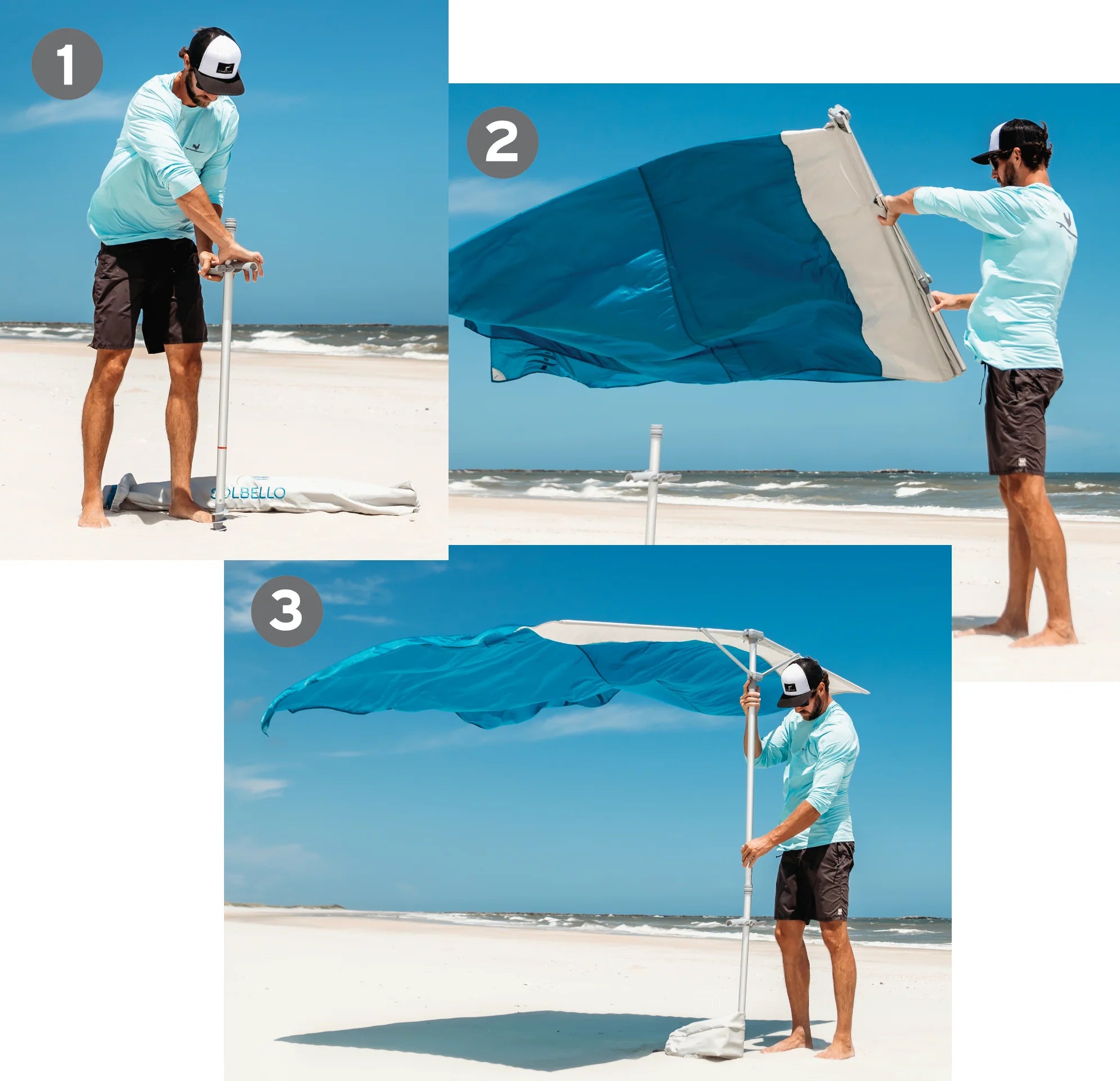 Solbello Sun Shade Umbrella multi